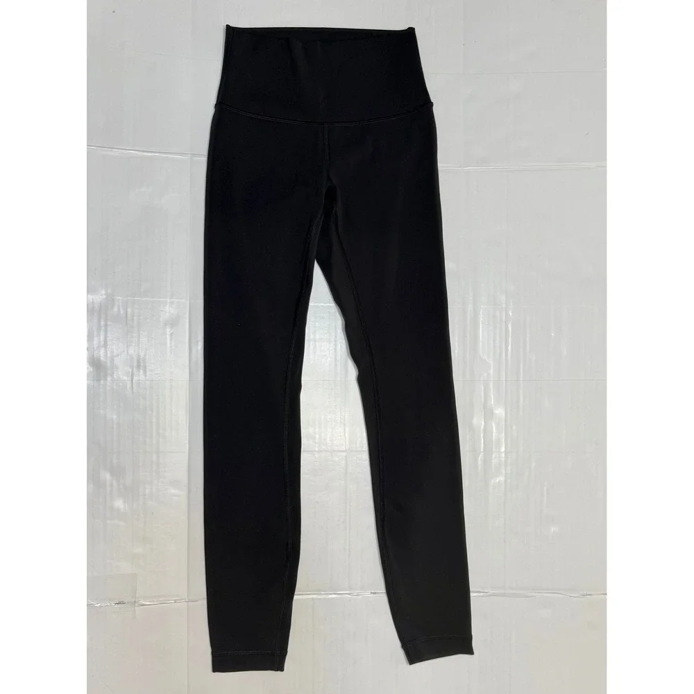 Lululemon Align High-Rise Pant 25 Black Nulu Yoga Leggings Size 2 LW5BPAS